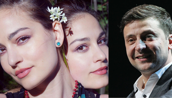 Volodimir Zelenski, în același film cu gemenele de la Indiggo, Gabriela și Mihaela Modorcea
