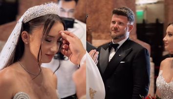 S-a căsătorit cu alesul inimii sale și au avut o nuntă de neuitat. Alexandra Cotruș și Adrian Vodă și-au unit destinele, iar artista a postat primele imagini în rochie de mireasă: „În doi, soț și soție”