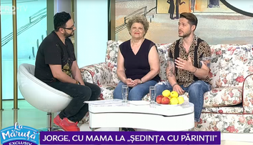 VIDEO Jorge, cu mama la 