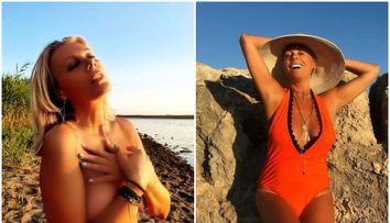 Nici când lucra ca model pentru Zina Dumitrescu nu era atât de provocatoare! Dana Săvuică, imagini incendiare la 54 de ani
