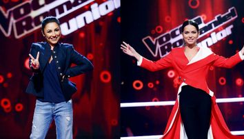 Andra si INNA, doua prezente fashion in primul sezon Vocea Romaniei Junior! Duminica, 26 februarie, de la 20:30!