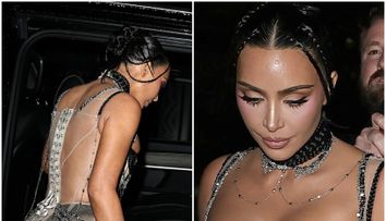 Și paparazzii au roșit când au văzut-o! Ținuta minusculă și transparentă pe care Kim Kardashian a ales-o pentru ziua ei