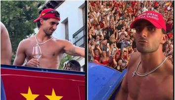 Golul din finală l-a făcut erou, imaginile din autocar la bustul gol l-au transformat în cel mai dorit fotbalist! Ferran Torres a înnebunit internetul după parada campionilor mondiali