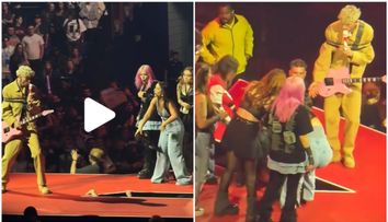Incident șocant în timpul unui concert susținut de Machine Gun Kelly. Ce s-a întâmplat cu o tânără care a fost chemată de artist pe scenă
