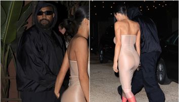 Și paparazzilor le-a fost rușine să o pozeze. Bianca Censori, pusă de Kanye să poarte o rochie prin care se vede tot, fără lenjerie