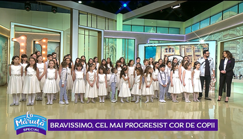 VIDEO Bravissimo, cel mai progresist cor de copii