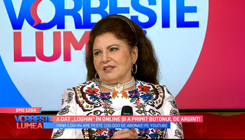 VIDEO Irina Loghin a primit butonul de argint de la YouTube