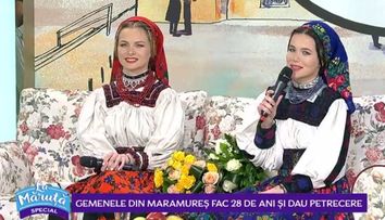 Suzana și Daciana Vlad împlinesc astăzi 28 de ani. Cum sărbătoresc gemenele din folclorul maramureșean