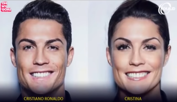 Imaginile care te pun pe ganduri! Cum ar arata cei mai tari fotbalisti daca ar fi femei. Messi si Zlatan sunt geniali