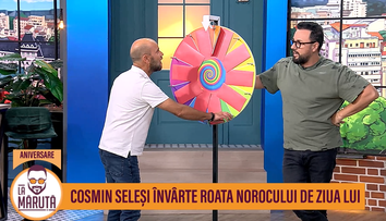 Cosmin Seleși învârte roata norocului de ziua lui. Ce cadou așteaptă de la cei dragi: 