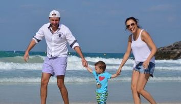 Andra si Catalin Maruta, prima vacanta in Dubai cu micutul David: FOTO
