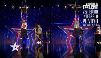 Smiley și Pavel Bartoș, demonstrație de acrobație cu DUO Turkeev. Ce au făcut pe scenă e memorabil