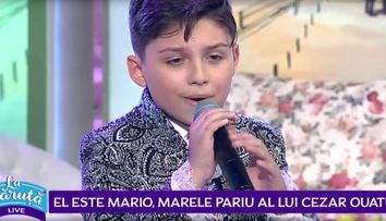 VIDEO El este Mario, copilul cu voce de aur care l-a impresionat pe Cezar Oatu