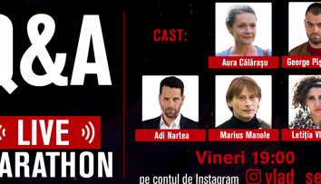 Ai o întrebare năstrușnică? Actorii din VLAD te premiază live pe Instagram! Află totul despre concurs