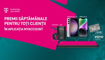 Clienții Telekom Romania Mobile pot câștiga o lună de acces la VOYO în cadrul campaniei „Premii în MyAccount”