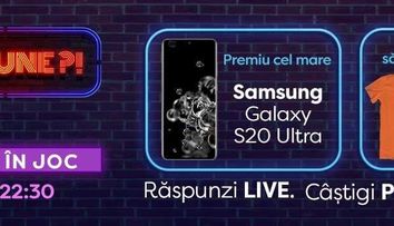 Răspunde corect la întrebarea specială Pe bune?! și intră în cursa pentru un smartphone nou-nouț!