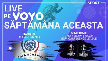 Săptămână plină de evenimente sportive pe VOYO! Juventus, Roma lui Mourinho și West Ham se luptă în cupele europene