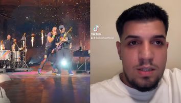 Mesajul transmis de Chris Martin românilor, în a doua seară de concert, înainte ca Babasha să urce pe scenă din nou. Solistul Coldplay a rămas uimit de ce s-a întâmplat: „Am fost trist”