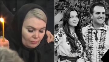 Scene greu de privit de la înmormântarea Andreei Cuciuc! Igor Cuciuc și soția sa aproape au căzut din picioare, înainte ca fiica lor să fie coborâtă în groapă. Imagini devastatoare
