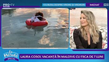 VIDEO Laura Cosoi, vacanță de vis în Maldive