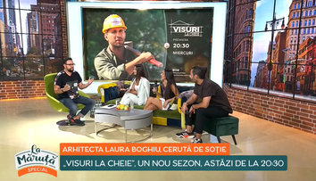 Cristina Joia, Laura Boghiu și Omid Ghannadi, detalii despre noul sezon Visuri la cheie. Premiera, diseară, de la 20:30