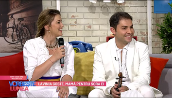 VIDEO Lavinia Goste, mamă pentru sora ei