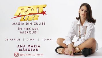 Ana Maria Mărgean aduce Magia din culise pe conturile de social media Românii au talent! Bogdan Bolohan îi va fi alături