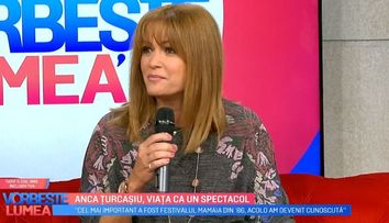 Anca Țurcașiu, viața ca un spectacol. Artista împlinește 34 de ani de carieră