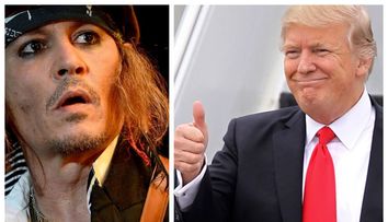 Donald Trump și Johnny Depp, favoriți la câștigarea unui premiu care nu le face cinste