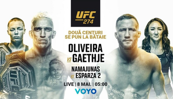 Charles Oliveira și Justin Gaethje, marea luptă de la UFC 274. Gala va fi pe 8 mai, pe VOYO și Pro Arena