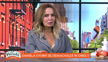 Daniela Gyorfi s-a demachiat în direct în emisiunea „La Măruță”! Cum arată acum vedeta
