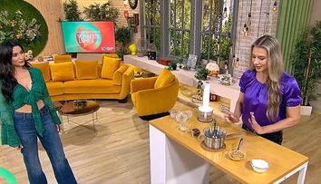 Claudia Neghină a cucerit platoul „Vorbește Lumea” cu desertul sănătos care „nu are gust de sănătos” ci de delicios
