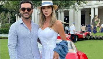 Imagini de la nunta Alinei Vidican cu Claude Senhoreti. Fosta soție a lui Cristi Borcea a primit cadou un Lamborghini