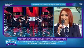 VIDEO Claudia Iuga, polițistă cu talent, semifinalistă la Vocea României