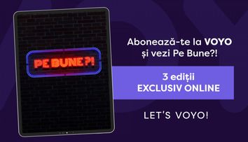 Abonează-te la VOYO și vezi Pe bune?!, cel mai tare quiz-show. Ai 3 ediții exclusiv online
