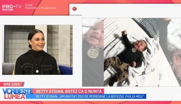 VIDEO Betty Stoian și Cătălin se pregătesc de botez! Cum va arăta evenimentul