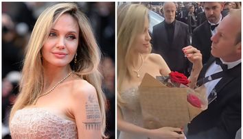 Angelina Jolie, agasată de bodyguardul său? Imaginile care au aprins internetul