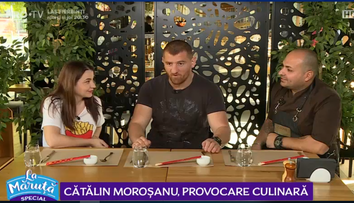 VIDEO Cătălin Moroșanu, provocare culinară