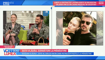VIDEO Soții Vlădău, sărbători la mănăstire