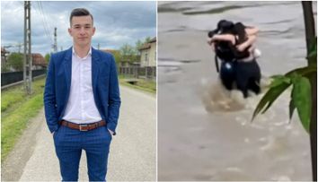 VIDEO Cristian Molnar a luptat până în ultima clipă pentru viața lui! Țipete și durere într-o nouă filmare cu tânărul român luat de viitură în Italia: „Prinde frânghia!”