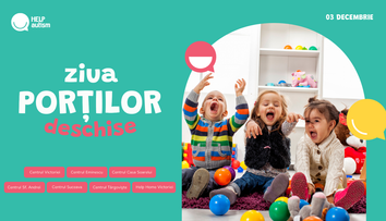 Help Autism marchează Ziua Internațională a Persoanelor cu Dizabilități prin organizarea Zilei Porților Deschise în toate Centrele Help Autism