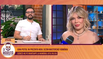 Gina Pistol, primele declarații după ce s-a anunțat că ea va prezenta Masterchef