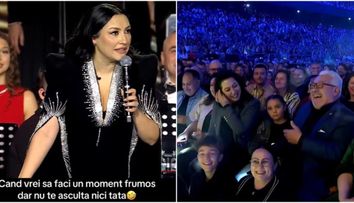 Moment savuros la concertul Andrei de la Cluj: „Când vrei să faci un moment frumos dar nu te ascultă nici tata!”. Clipul a adunat peste 2 milioane de vizualizări