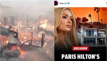 Un incendiu devastator a distrus reședințele de milioane de dolari ale celebrităților de la Hollywood. Paris Hilton și-a văzut casa arzând la TV
