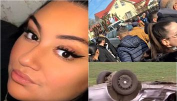 Ți se rupe sufletul! Imagini devastatoare de la înmormântarea Dariei, fata de 19 ani care a murit alături de bunica ei și un prieten în accidentul rutier din Dolj!