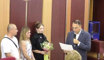 Ana Maria Bărbosu, cetățean de onoare al Municipiului Focșani. Gimnasta medaliată cu bronz la JO 2024 a fost premiată cu suma de 10.000 de lei