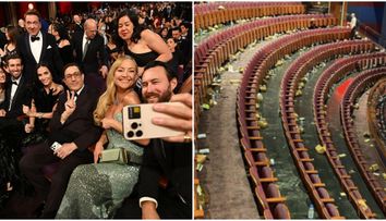 Fotografia care a stârnit revoltă după Oscaruri! Cum au lăsat invitații celebra sală Dolby Theatre după decernarea premiilor