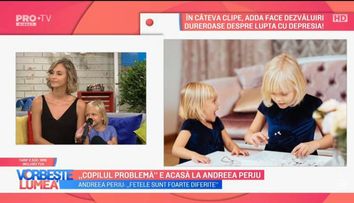 VIDEO Andreea Perju, despre viața de mamică