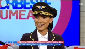 VIDEO Adelina Pestrițu vrea să-și facă fiica mândră