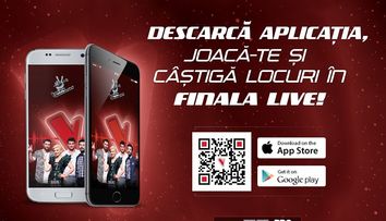 Aplicatia Vocea Romaniei iti ofera experienta totala a show-ului in care doar vocea conteaza!